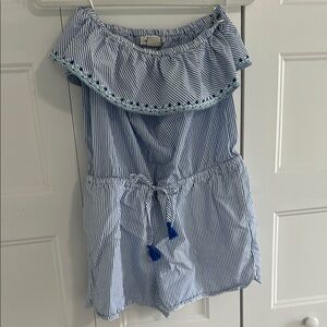 Vineyard Vines Classic Strapless Romper Medium